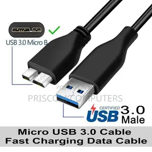 Transcend Hard Disk Cable 3.0 Speed External Hard Drive Disk Cable