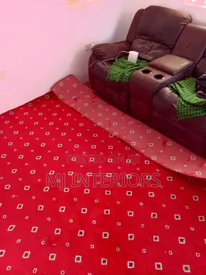 Premium Red House Carpet With Professional Installation