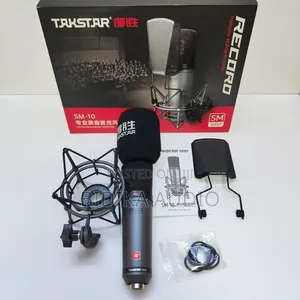 Takstar Sm-10 Professional Cardioid Condenser Recording Microphone Kit