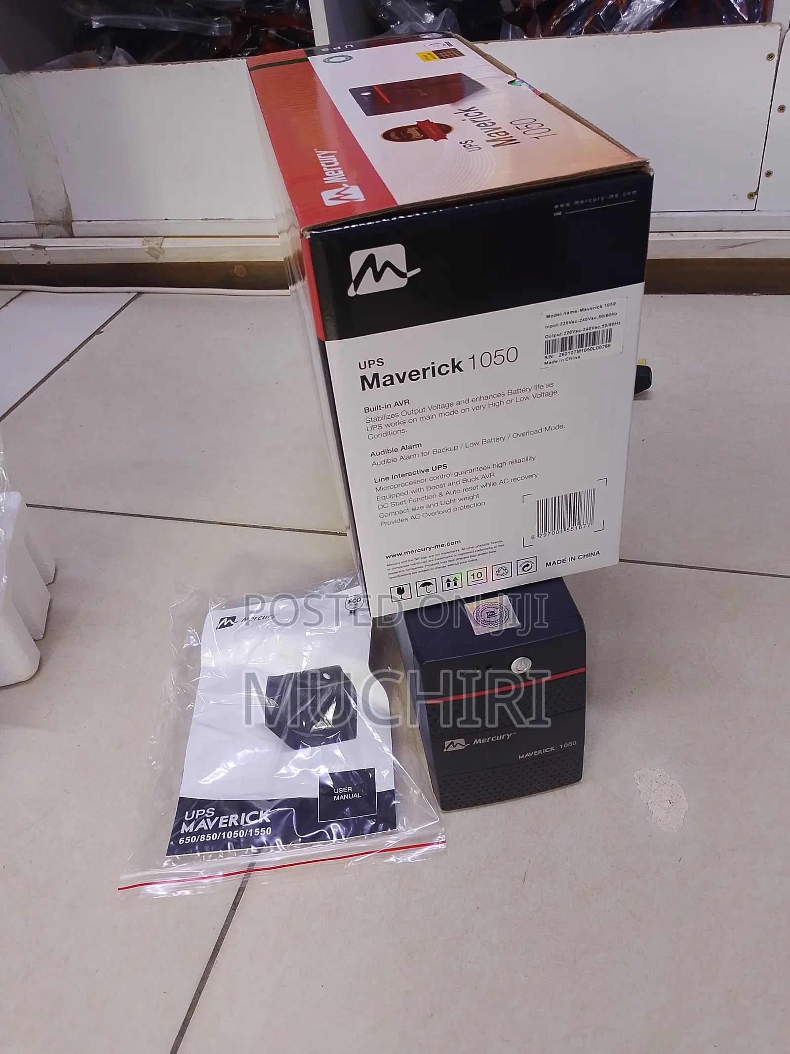 1050va Line Interactive Back Up Ups Mercury Maverick