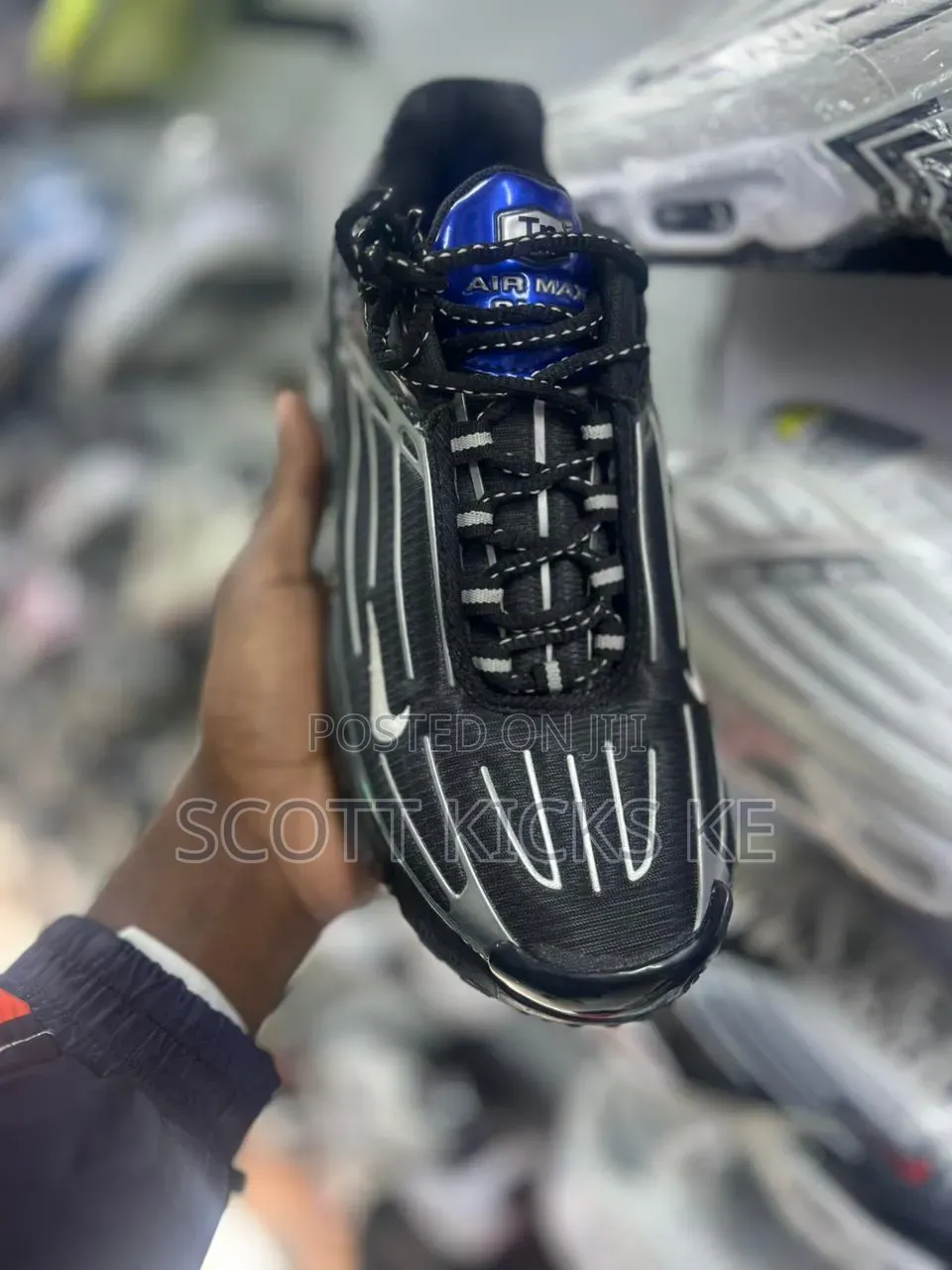 Nike Airmax Plus 3 Tn Black and Silver