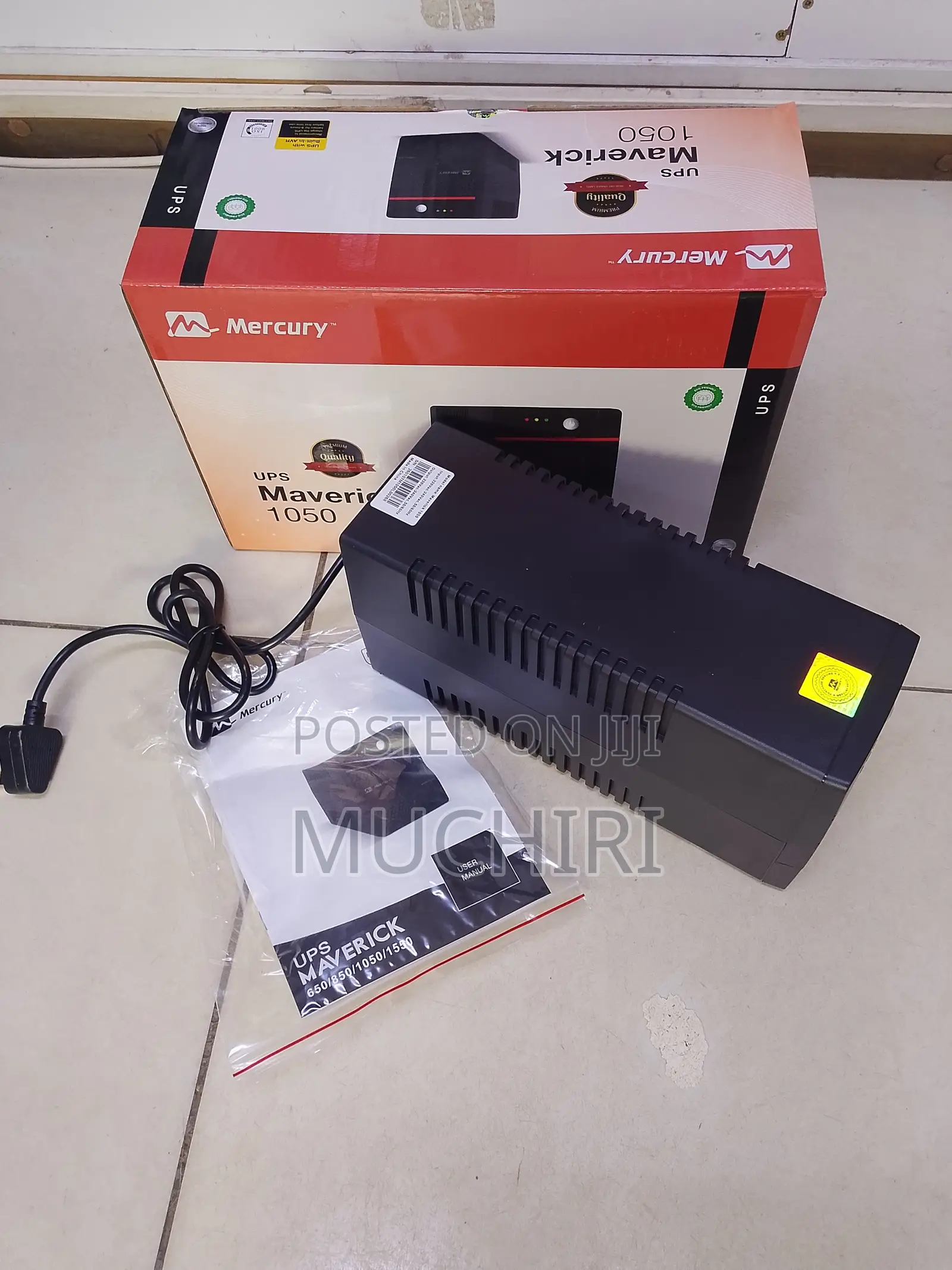 1050va/630w Mercury Ups With 9ah Battery