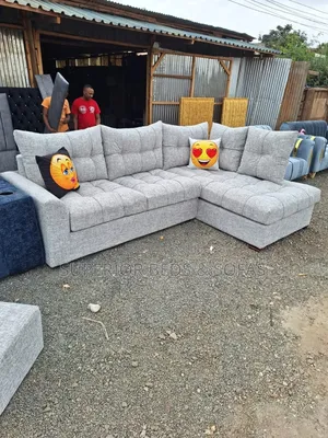 Trending Grey L-Shaped Sofa 5-Seater