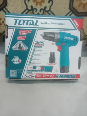 Total 12v Cordless Drill 1.5ah Battery