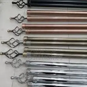 3m Silver Curtain Rods Imported