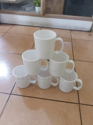 12pc Melamine Mugs / White Melamine Cups