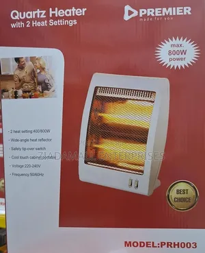Premier Room Heater 800 Watts – Compact Warmth for Everyday Comfort