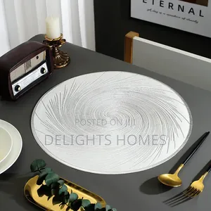 New PVC Waterproof Placemats Dinning Table Insulation Mat_cu