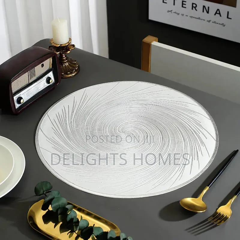 New PVC Waterproof Placemats Dinning Table Insulation Mat_cu
