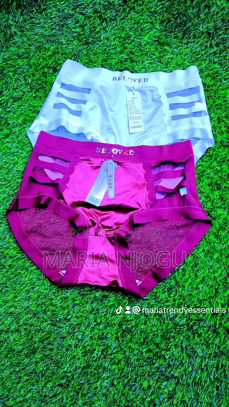 Ice Silk Full Coverage Fancy Panties