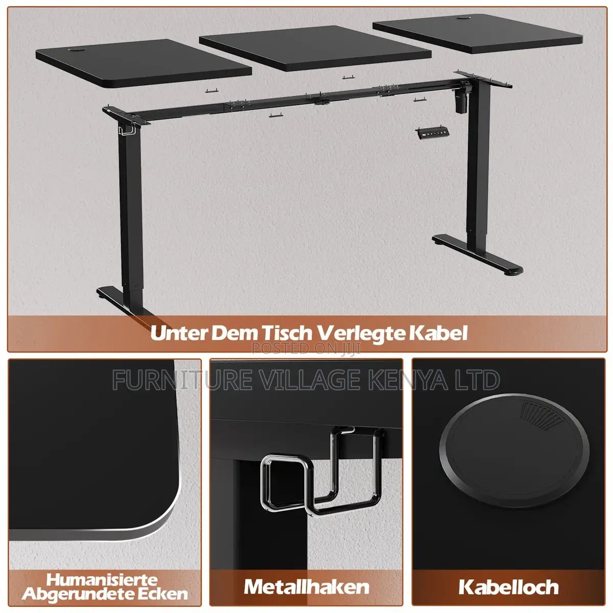 Standing Height-Adjustable Table
