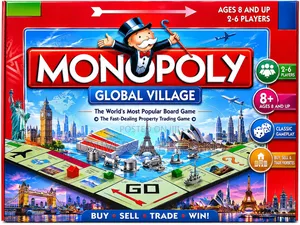 Monopoly Global Village Family Board Game