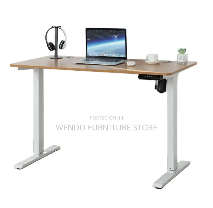 Office Table; 1.2 Meters Adjustable Standing Sit Electric Table