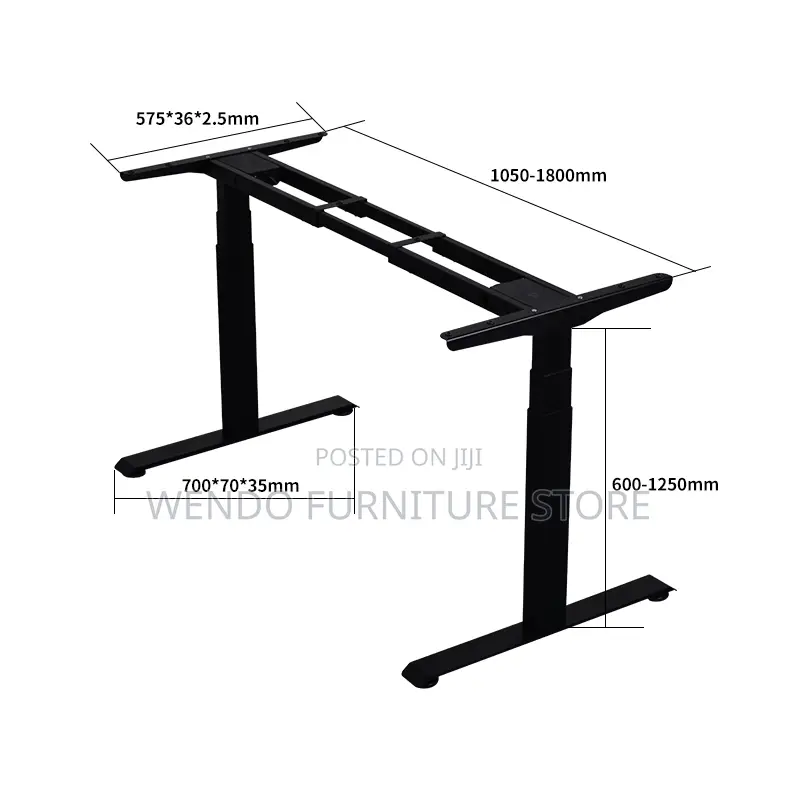 Office Table; 1.2 Meters Adjustable Standing Sit Electric Table