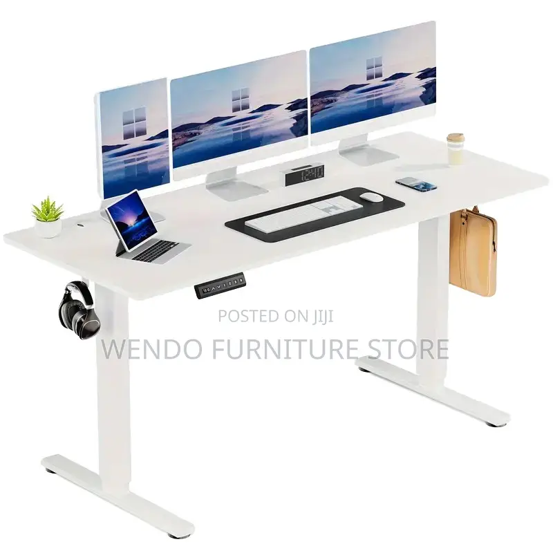 Office Table; 1.2 Meters Adjustable Standing Sit Electric Table