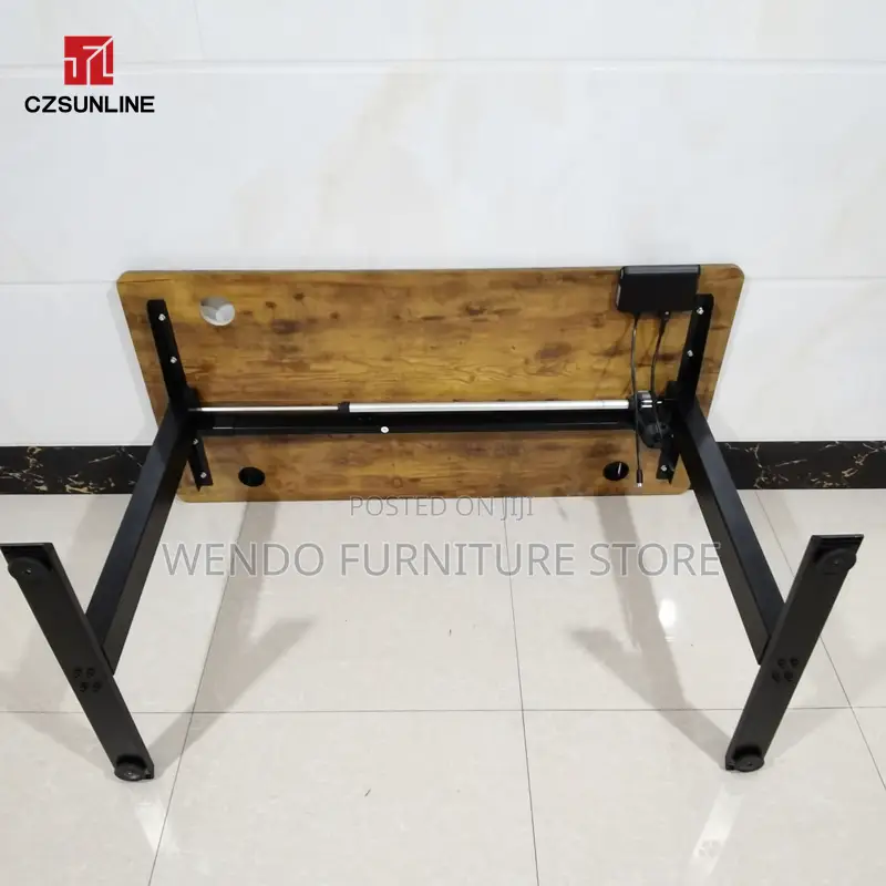 Office Table; 1.2 Meters Adjustable Standing Sit Electric Table