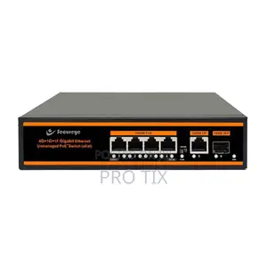 Secureye 4 Port Gigabit Poe Switch 2 Uplink 1 SFP Vlan
