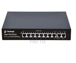 Secureye 8 Port Gigabit Poe Switch 2 Gigabit Uplink Vlan
