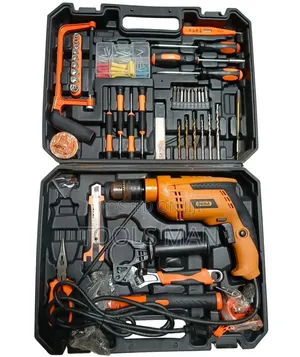 Dera Electric Drill and Hand Tool Kit - Complete 100+ Piece Set.