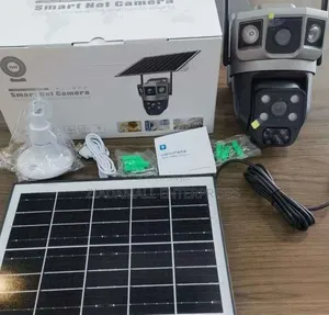 Dual Lens Solar Powered 4g PTZ Camera
