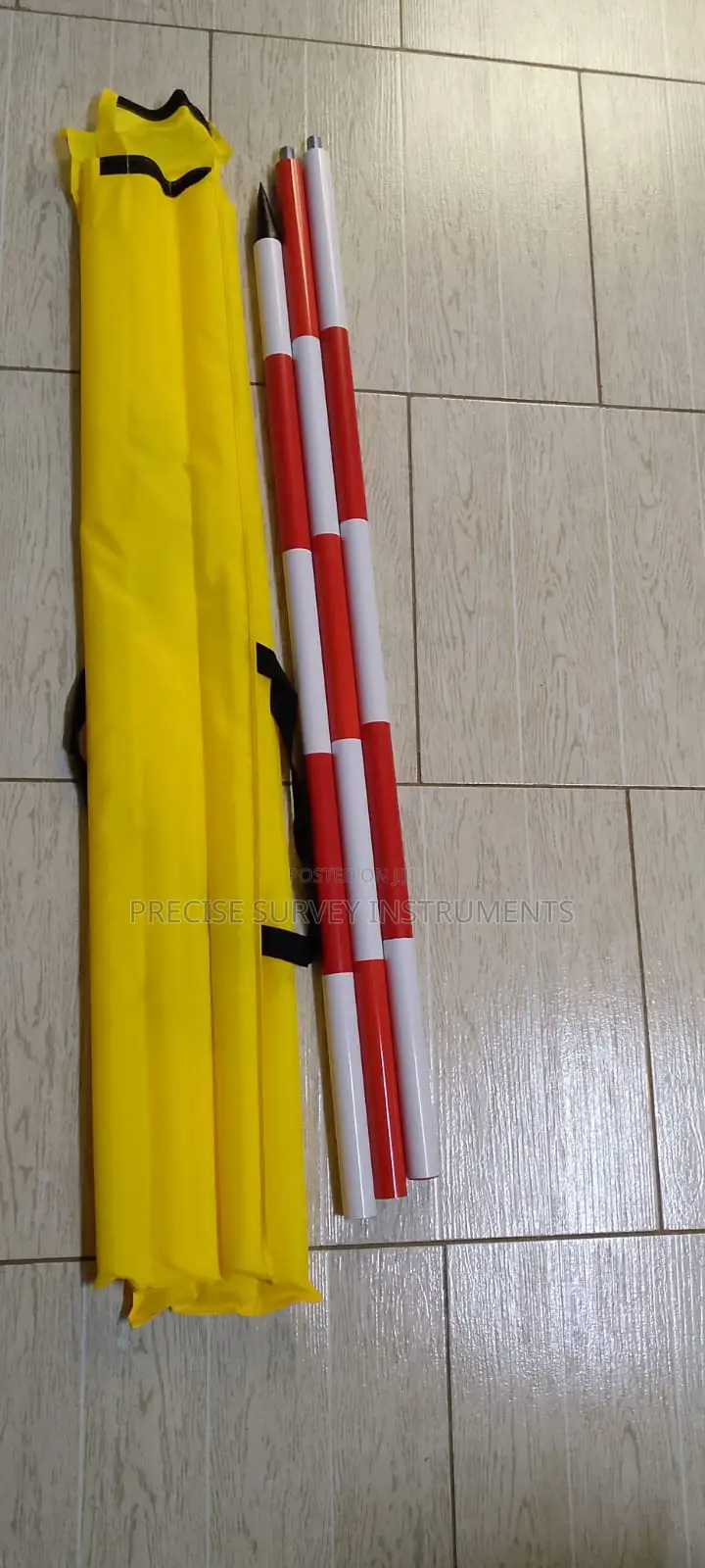 3m Surveying Pole With Reflective Stripes