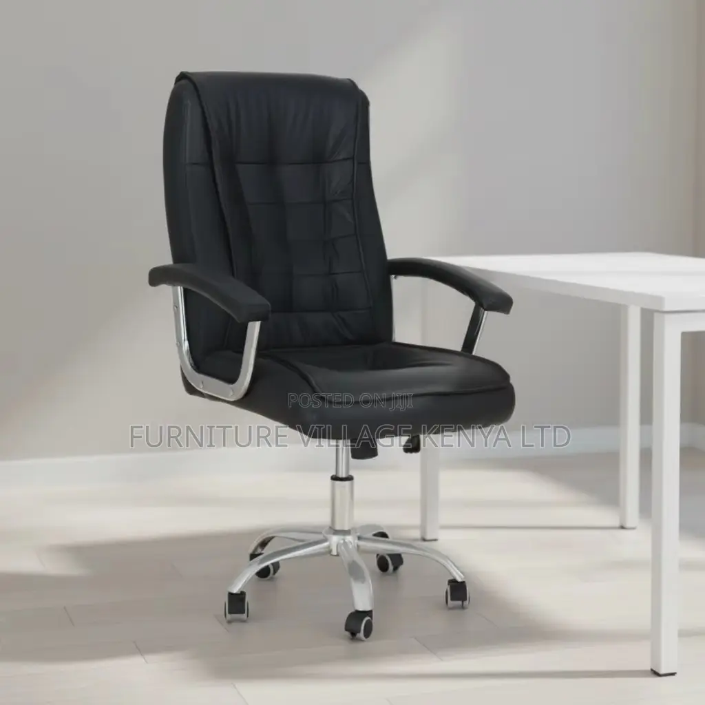 Executive Leather High Back Chair.