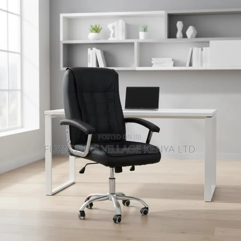 Executive Leather High Back Chair.