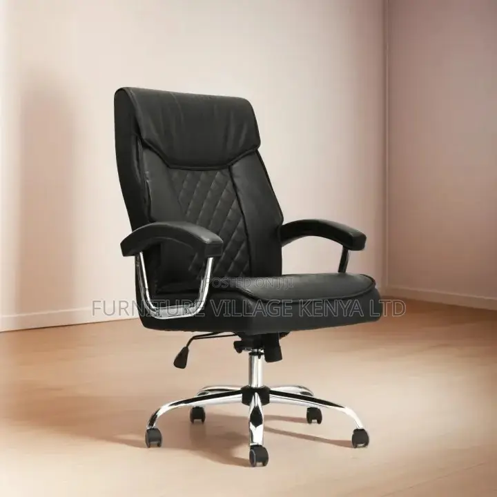 Executive Leather High Back Chair.