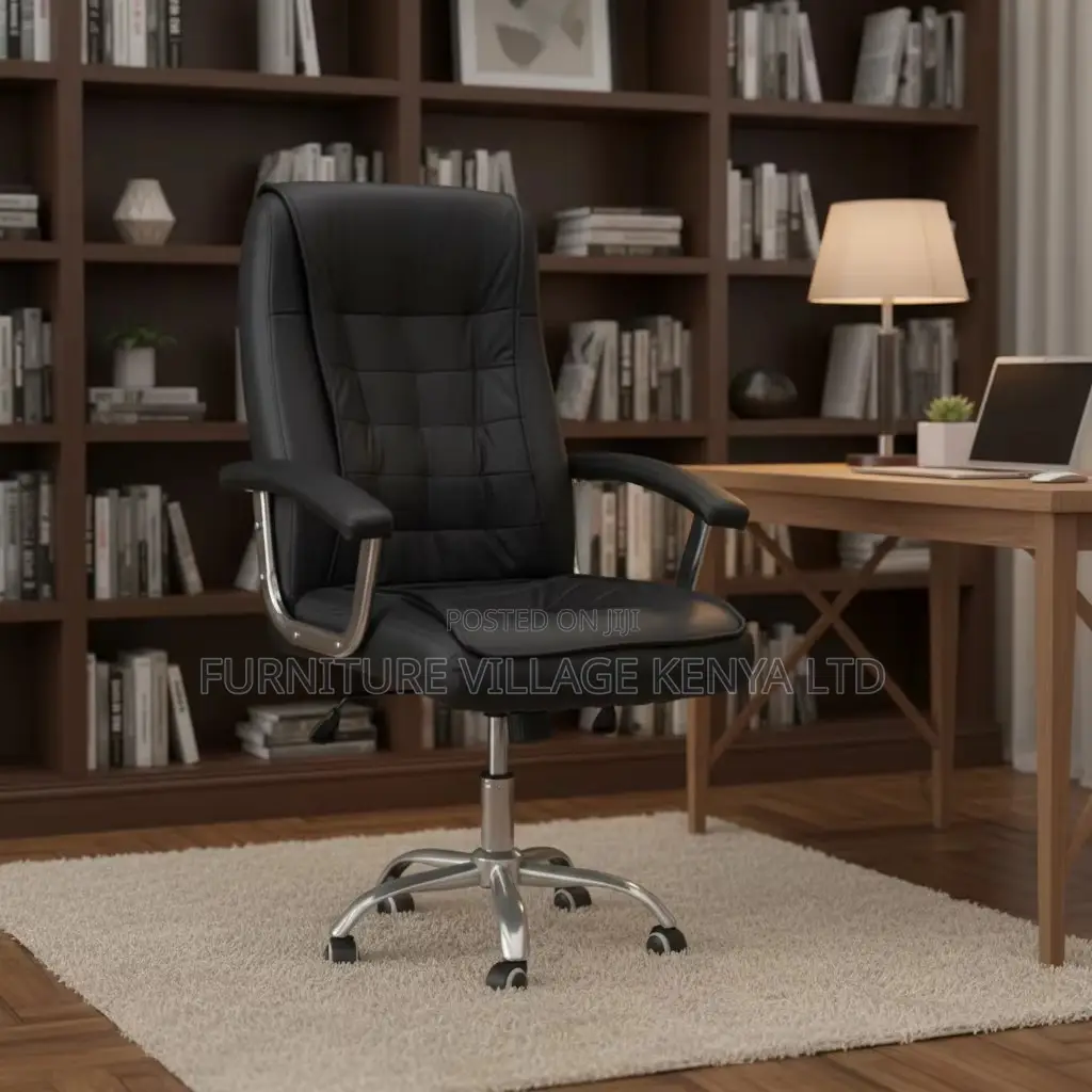 Executive Leather High Back Chair.