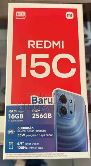 New Xiaomi Redmi 15C 4G 256 GB