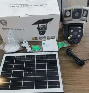 Dual Lens Wifi Access Solar PTZ Camera Smart Solar Security Camera