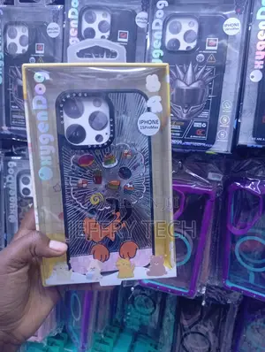 iPhone 15 Pro Max Colorful Illustration of Pluto Cover
