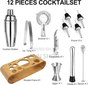 12 Pieces Cocktail Shaker