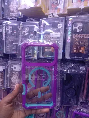 Ip 17 Promax Purple and Blue Bumper Case