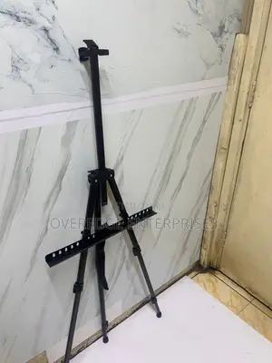 Metallic Easel Stand Available