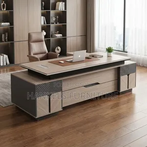 Executive L-Shaped Office Desk–Durable Workstation for Home and Office