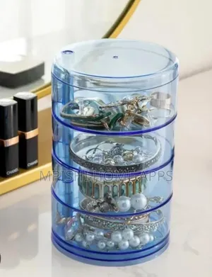 4-Layer Rotating Jewelry Organizer