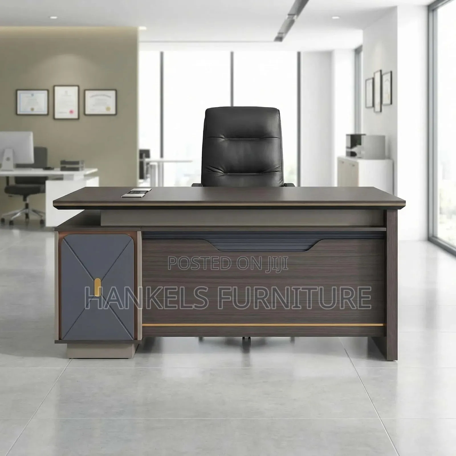 1.6m L-Shaped Executive Office Desk – Modern Corner Workstation