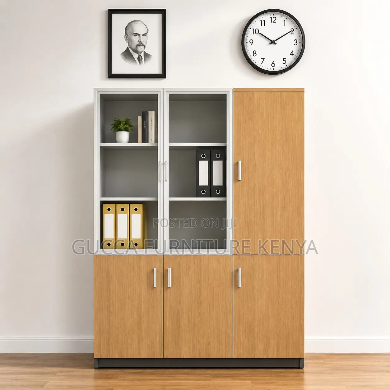 Executive 3-Door Office Cabinet