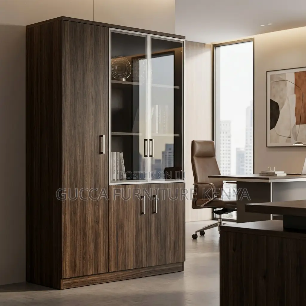 Executive 3-Door Office Cabinet