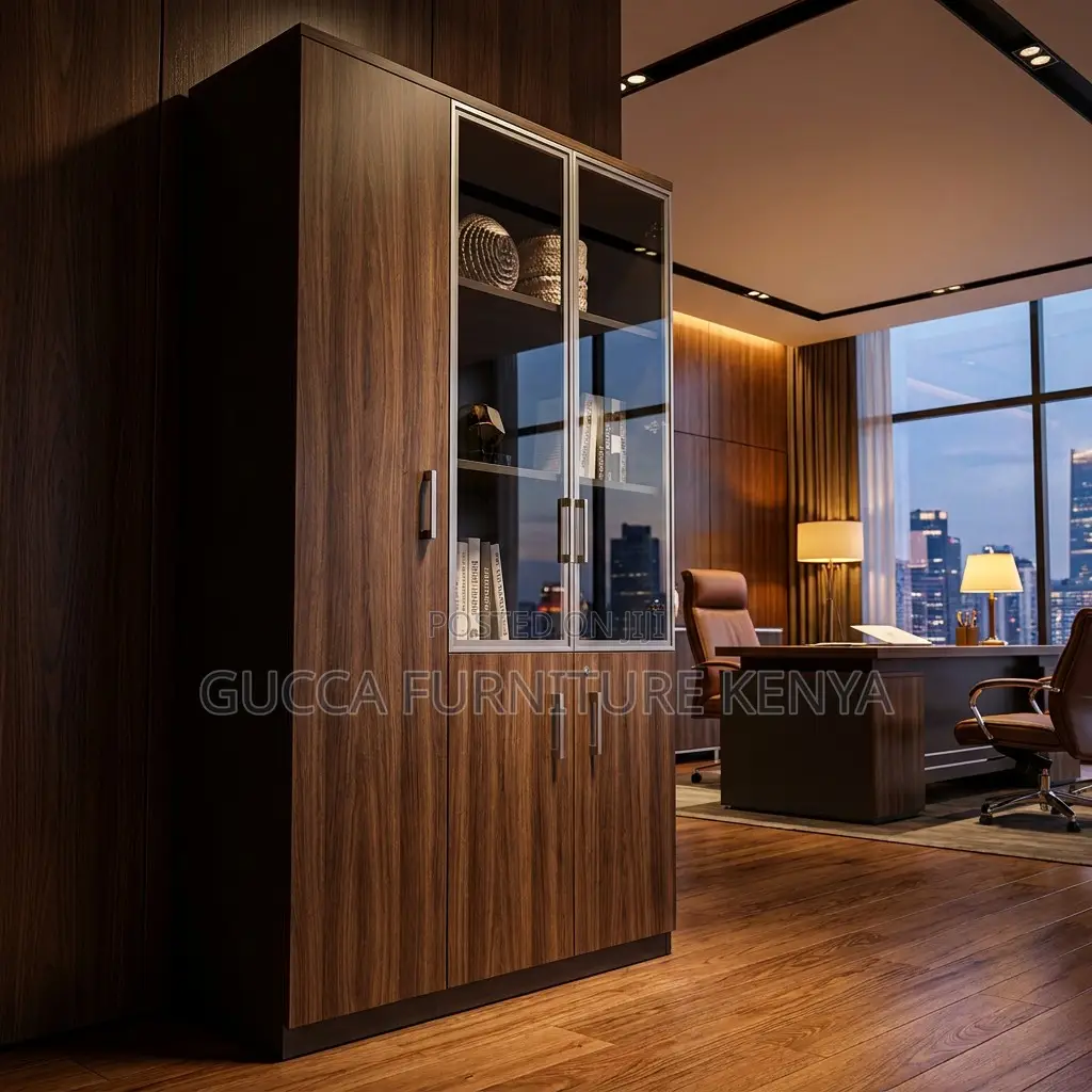 Executive 3-Door Office Cabinet