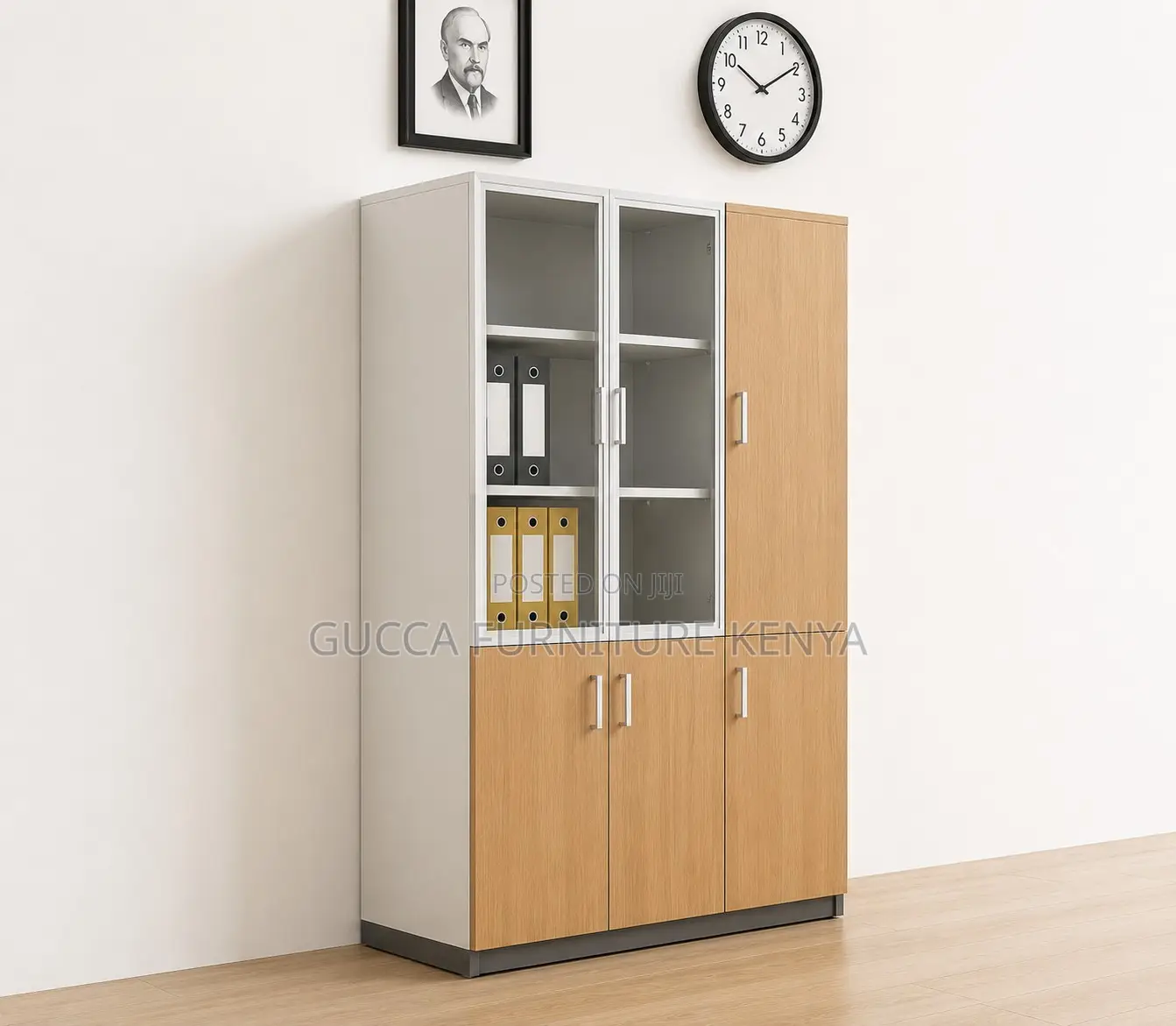Executive 3-Door Office Cabinet