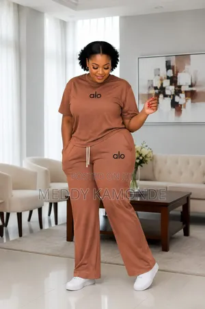 Brown Alo Trouser Set