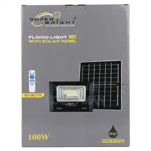 100w Superight Solar Flood Light Ip67 Waterproof – Zero Power Bills!