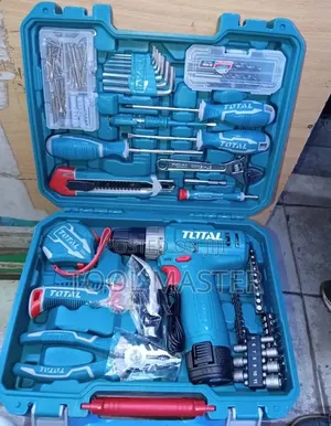 Total Cordless Drill With Toolkit/