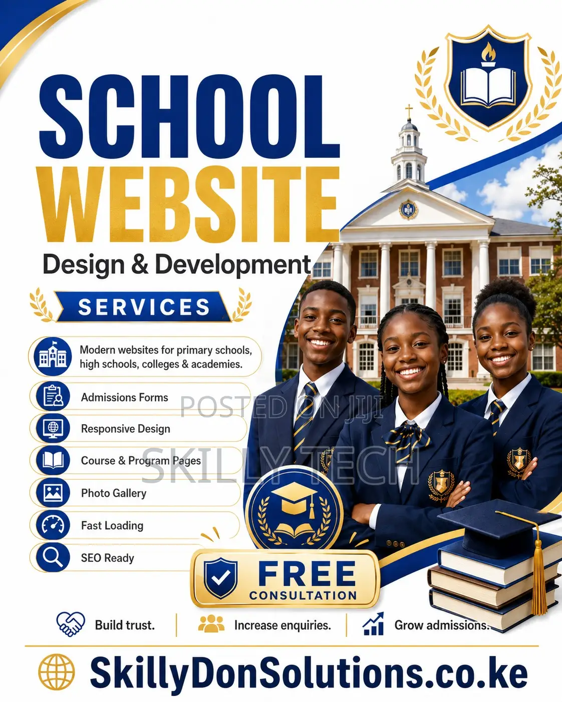 Get a School Website - Web Design Services