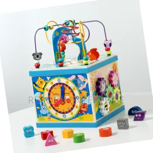 Wooden Multi-Activity Cube .