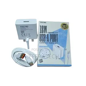 18w Fast Charger With Type-C Cable 2x Faster Usb-a Phone Charging Adap