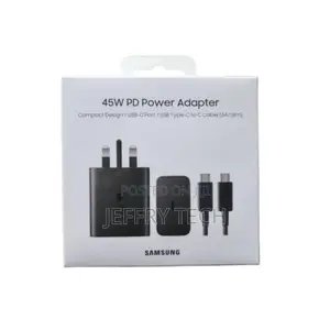 45w Fast Charger With Usb-C to Usb-C Cable Super Fast Charging 2.0 Com