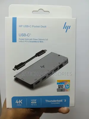 Hp 55f47p3 Type-C Usb 3.0 8-in-1 Multifunctional Docking Station.